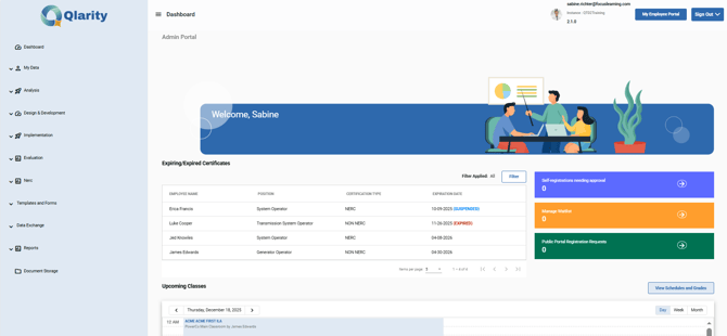 1_Qlarity Admin Portal