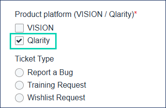 Customer support create account selection