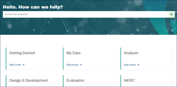 Customer support knowledge base logged in